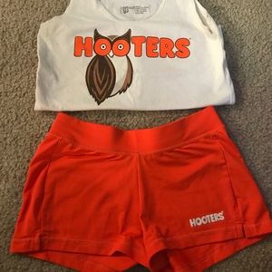 New Hooters Uniform Sz S Top+Bottom